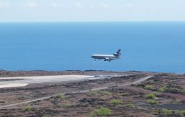 The South Atlantic Airbridge which will be returning to its traditional mid trip call in Ascension Island landing at MPC in the Falklands  