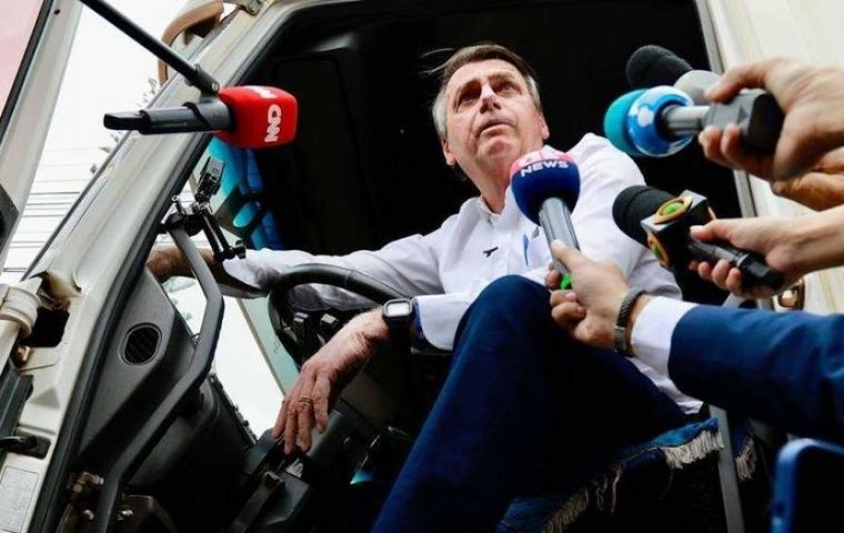 “I did not take the vaccine and that's the end of it,” Bolsonaro told reporters 