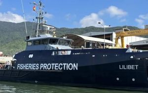 This month the new Fisheries Patrol Vessel “Lilibet” has taken over the patrolling task