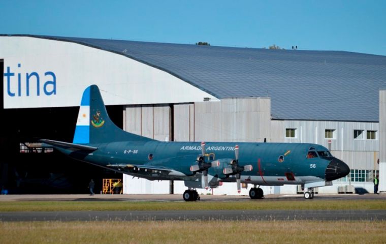 The P-3 Orion is a military version of the Lockheed Electra C passenger 4-engined turboprop aircraft 