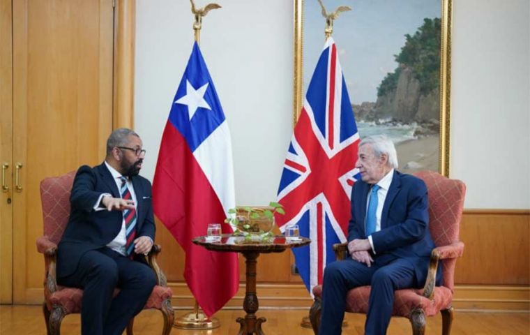 Cleverly and Chilean Minister Van Klaveren recognized the importance of defense relations between the UK and Chile, noting the strong naval links going back over 200 years.