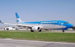 The delay cost Aerolíneas Argentinas over US$ 1 million due to the rescheduling of the flight