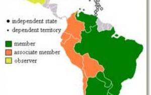 Mercosur Map