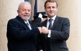 Lula and Macron met during the G7 summit in Hiroshima last month