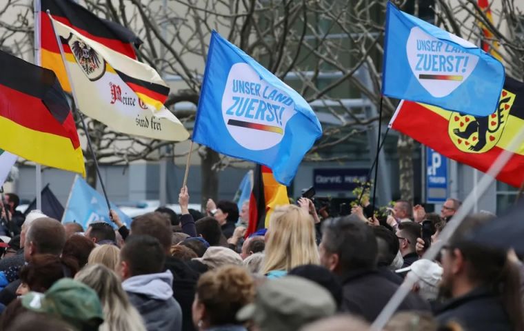 The AfD has long been in favor of Germany leaving the EU