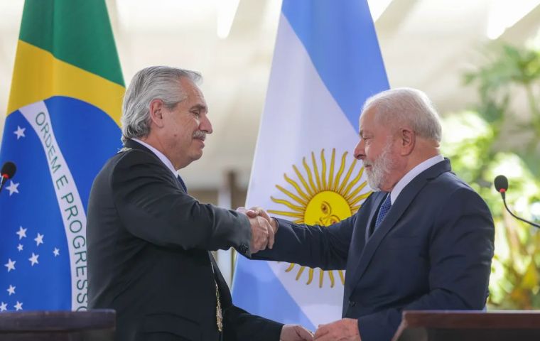 “Brazil and Bolivia criticized the British interference in our Malvinas Islands,” Fernández highlighted