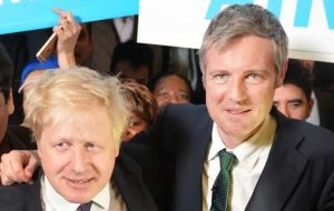 The environment minister was a close ally and friend of former PM Boris Johnson, who named him to the House of Lords 