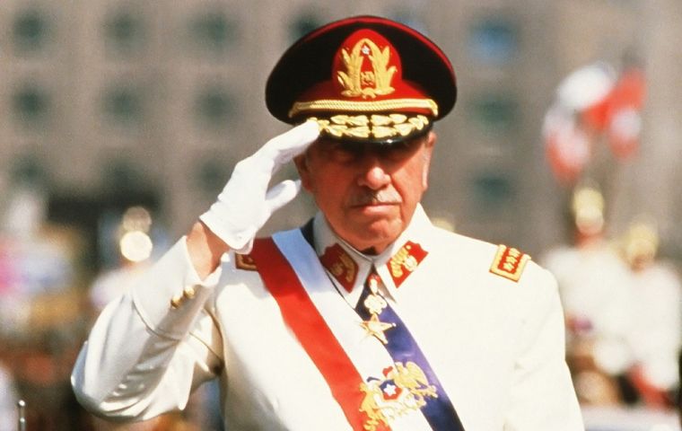 Pinochet's name should not be among those of the people who were elected President of Chile