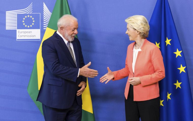 Von der Leyen welcomed Brazil's return to the international scene 