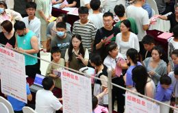 Youth employment is being closely watched by economists as a record 11.58 million university graduates are expected to enter the Chinese job market this year.