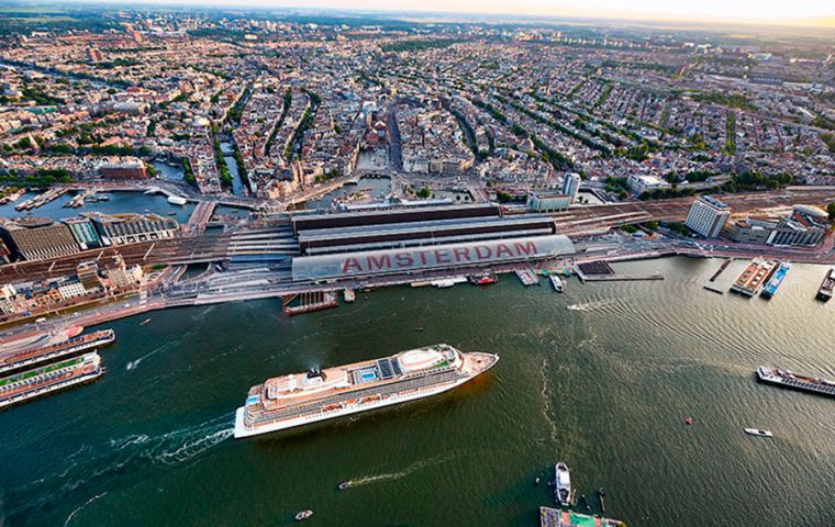 It means the central cruise terminal on the River IJ near Amsterdam's main train station will close. It is the latest measure to clamp down on mass tourism in the city.