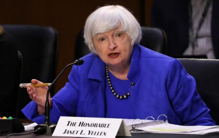 Treasury Secretary Janet Yellen called the downgrade “arbitrary”. She added it was based on “outdated data” from the period 2018 to 2020.