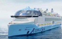Royal Caribbean’s luxurious new vessel 'Icon of the Seas' is nearing completion in the Turku shipyard on Finland’s southwestern coast