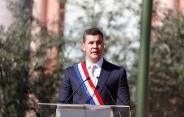 The new president of Paraguay, Santiago Peña