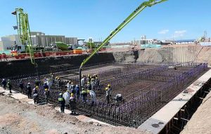 Construcción del reactor nuclear en El Alto