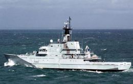 HMS <i>Mersey</i>Fishery Patrol Ship
