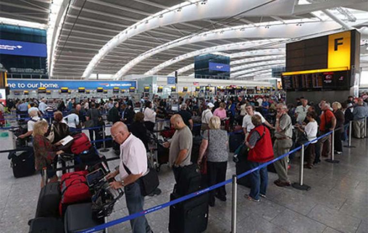 UK's busiest airport, London Heathrow, told passengers to contact their airline before travelling to the airport on Tuesday.
