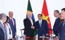 President Lula and Vietnam's prime minister Pham Minh Chinh currently visiting Brazil