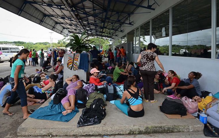 Since January, more than 386,000 migrants have passed through the border from Panama into Costa Rica.