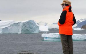 HRH The Princess Royal in Antarctica