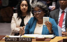 US Ambassador to the UN Linda Thomas-Greenfield was disappointed Brazil's initiative did not mention Israel's right to self defense