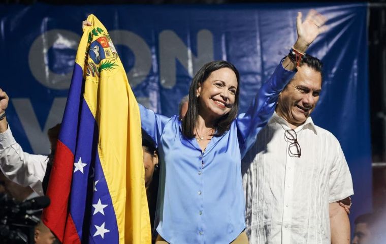 Machado's ban needs to be lifted before she can run against Maduro