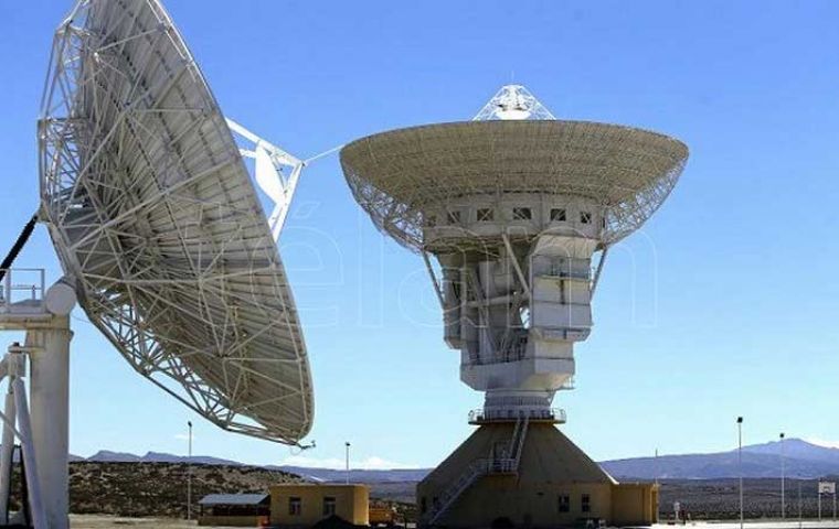 The Chinese satellite tracking station in Neuquen allegedly run by the Chinese National Space Agency, but banned for all Argentines entering the premises 