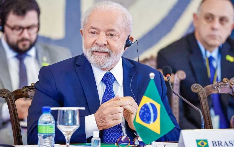 Lula da Silva will be handing the Mercosur chair to Paraguay next week 