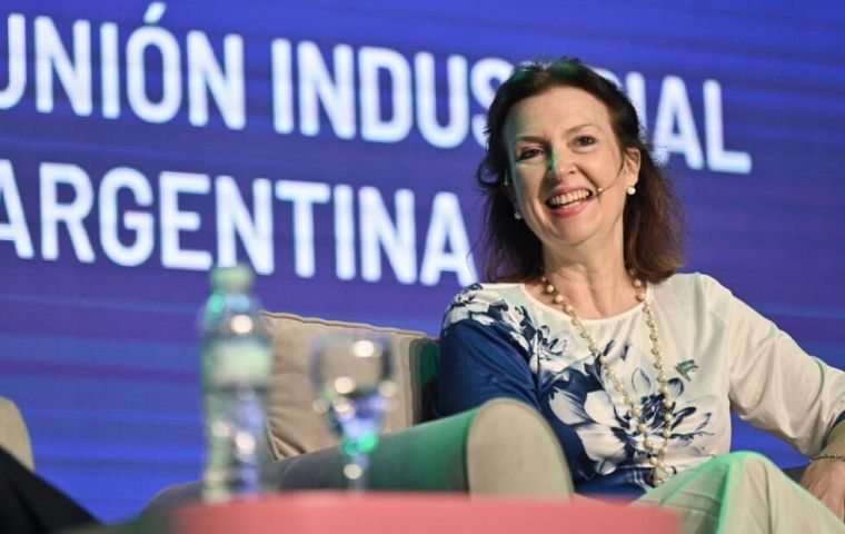 The invitation has not yet been accepted and it would entail a substantial contribution Argentina cannot afford, Mondino explained