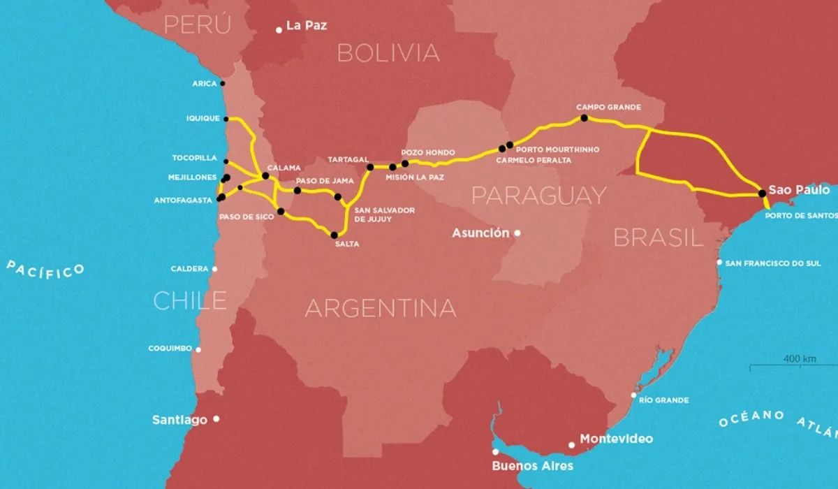 UAE, Argentina, Brazil, Chile, and Paraguay agree to promote bioceanic  corridor — MercoPress