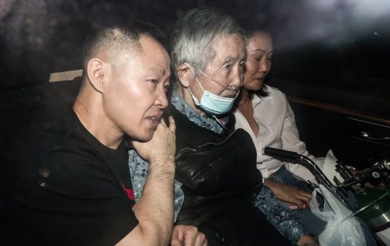 Fujimori, 85, is said to be suffering from tongue cancer