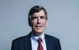 Foreign minister for the Americas David Rutley will attend the taking office ceremony of president Milei