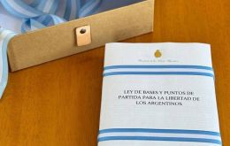 The bill, named the “Bases and Points for Argentine Freedom Act,” has 664 articles 