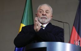 Monday was a day to “celebrate the victory of democracy over authoritarianism,” Lula said