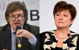 Milei is expected to discuss with Georgieva the verbal agreement reached last week between Argentina and the IMF