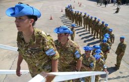 There are 237 Argentine troops deployed in Cyprus