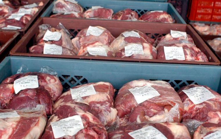 China bought 73% of boneless meat and virtually all bone-in meat sold by Argentina last year