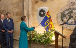The service at Westminster Abbey was attended by HRH Princess Anne, Patron of the UK Antarctic Heritage Trust.