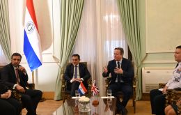 Lord David Cameron and Foreign Minister Rubén Ramirez held a meeting on Tuesday.