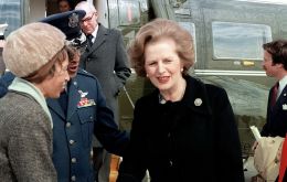 Former Prime Minister Margaret Thatcher 