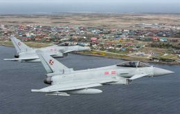  Typhoon overflying the Falklands (Pic  Andy Donovan.)