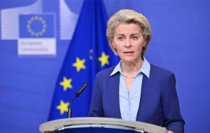 European Commission President Ursula von der Leyen said the pact would increase efficiency in processing asylum applications. 