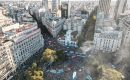 In Buenos Aires, the epicenter of the mobilization, demonstrators congregated in front of the Argentine Congress before marching towards Casa Rosada