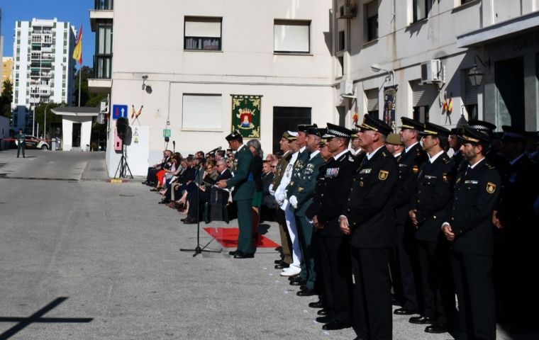 Commissioner Richard Ullger and Assistant Cathal Yeats were in Algeciras where they attended the 180th anniversary parade of the founding of the Guardia Civil.