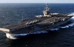 The USS George Washington has already participated in joint maneuvers with the Argentine Navy in 2008