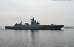 Russian propaganda often dubs the Admiral Gorshkov “the invisible frigate” 