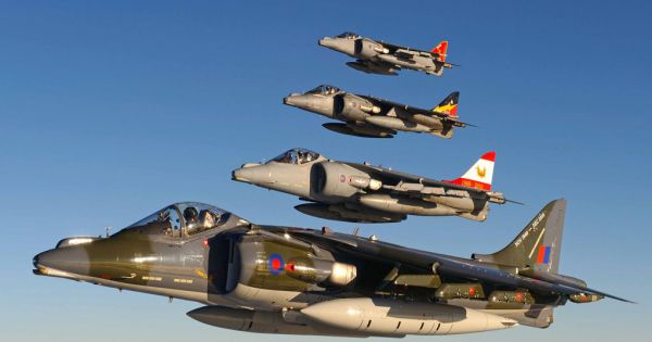 Spectacular flypast marks retirement of iconic Falklands’ war veteran ...