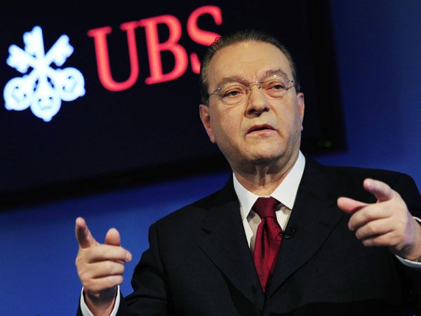ubs chief executive oswald gruebel resigned shouldering the