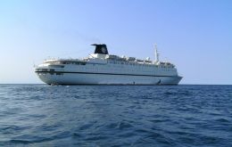 MSC Cruise's Melody was attach about 290km north of Victoria in the Seychelles