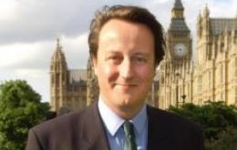 Britain’s opposition leader David Cameron